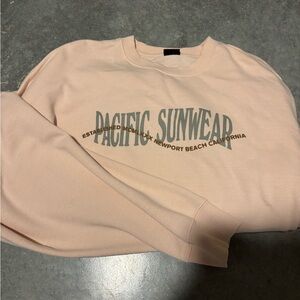PacSun Peach/Pink Sweatshirt